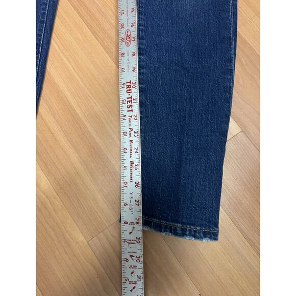 Pilcro Anthropologie Relaxed Straight Fit Jeans Womens Size 26P Distressed - Picture 8 of 15